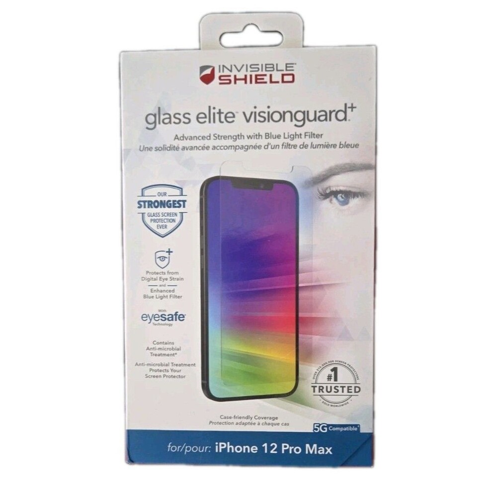 ZAGG Invisable Sheild Vision Guard + Screen Protector Apple IPhone 12 Pro Max